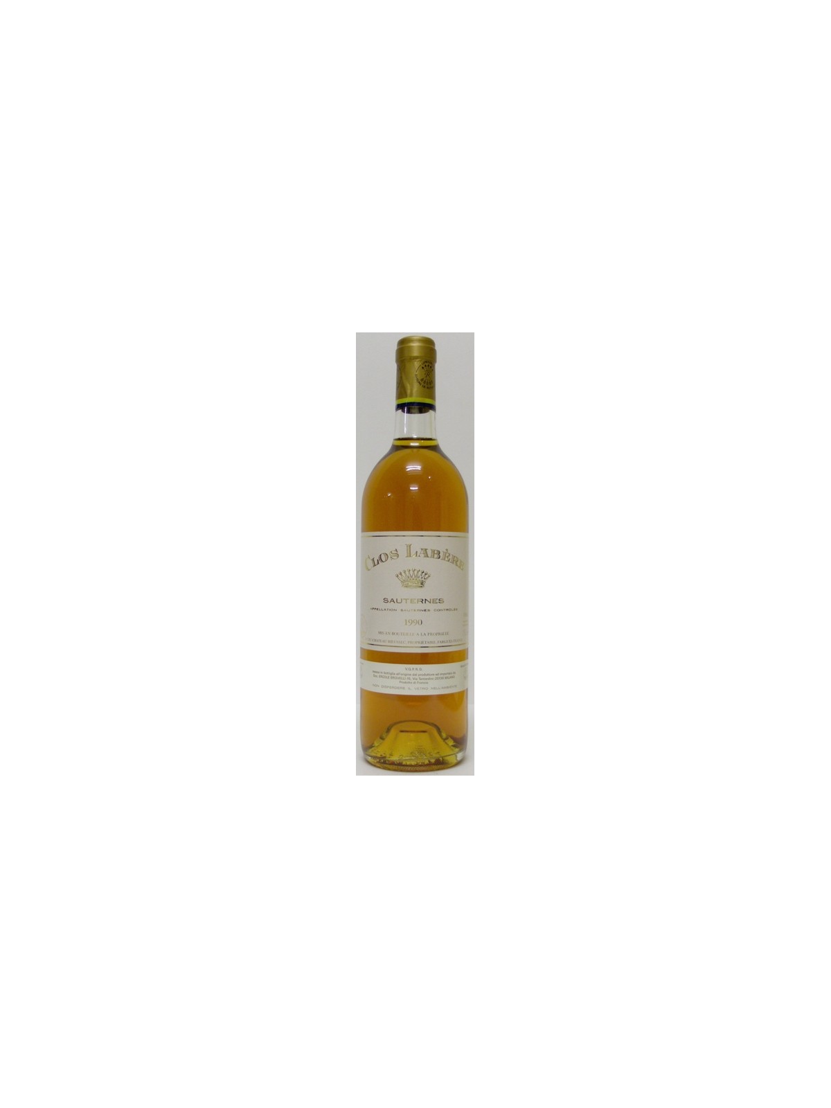 CLOS LABERE 1990 SAUTERNES