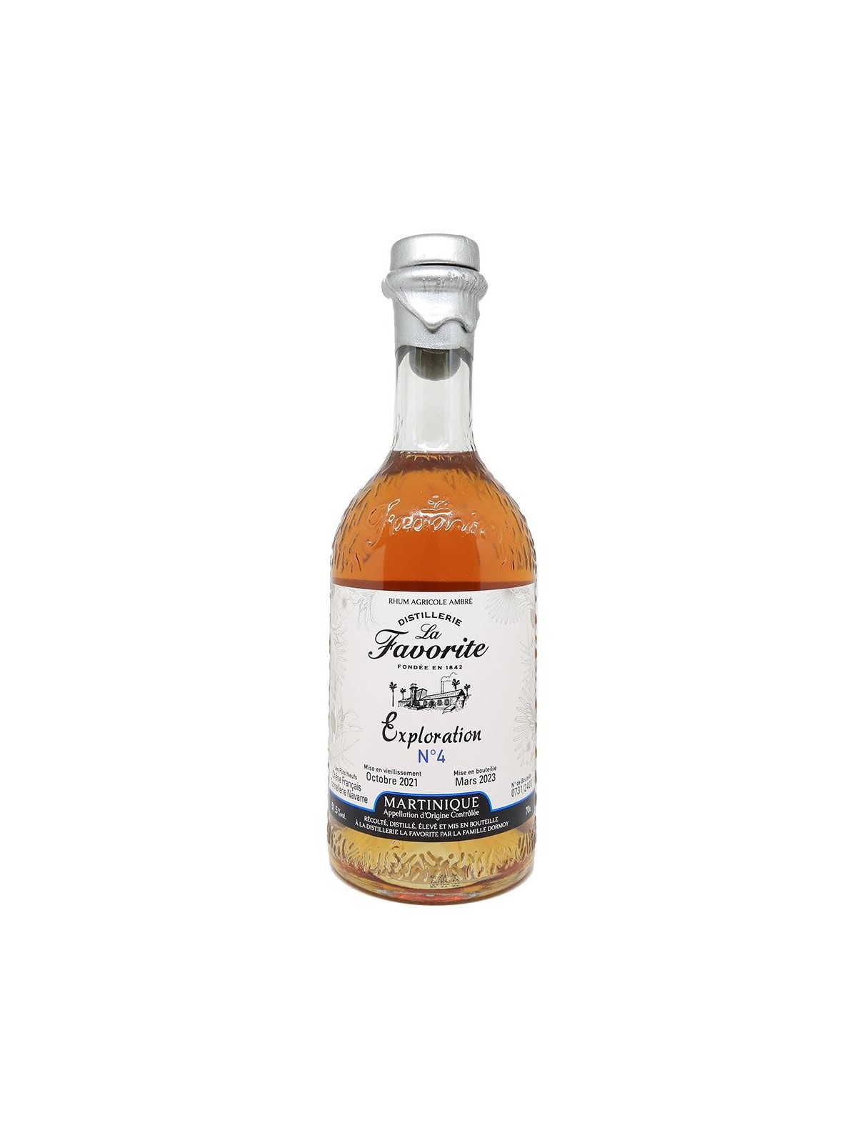 LA FAVORITE RHUM ESB AOC EXPLORATION N°4  51,5°  VOL