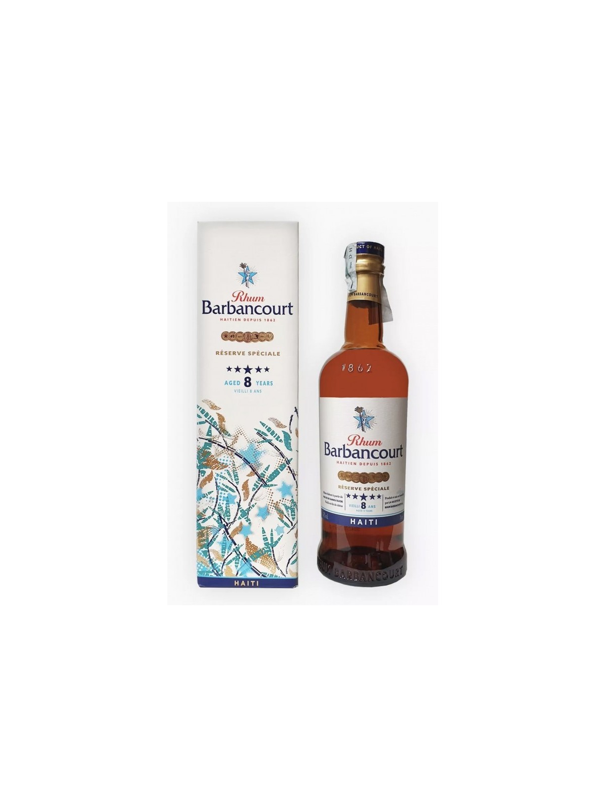 RHUM BARBANCOURT 8 Y.O. RESERVE SPECIALE - SOCIETE DU RHUM BARBANCOURT S.A. - RUM DI HAITI
