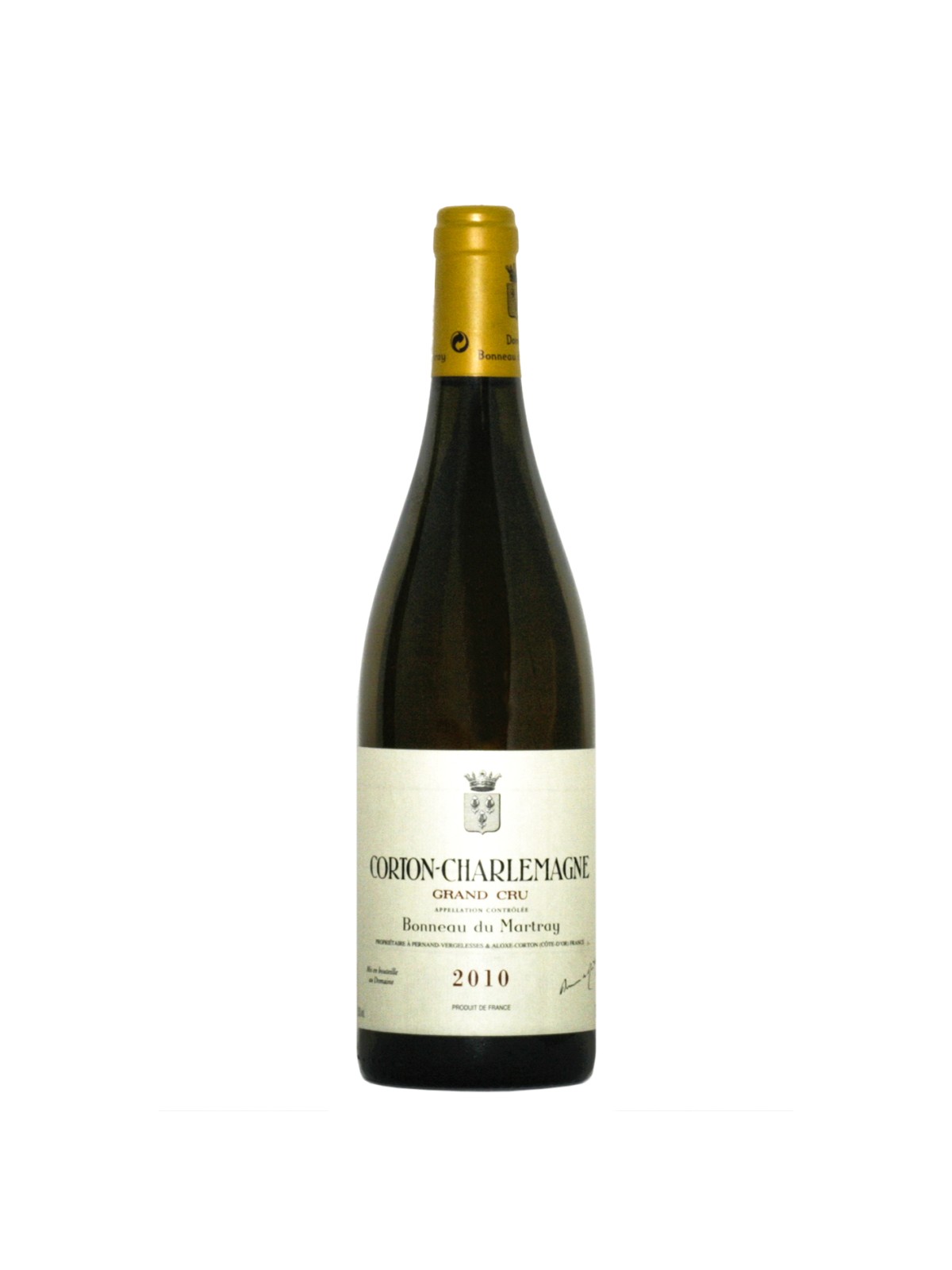 CORTON-CHARLEMAGNE BONNEAU DU MARTRAY 2010 GRAND CRU