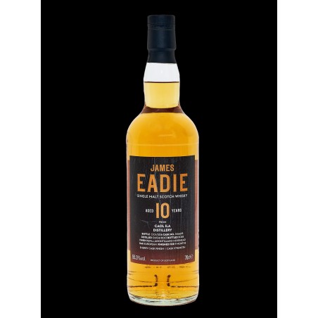 JAMES EADIE SINGLE MALT SCOTCH WHISKY  CAOL ILA DISTILLERY 10 Y.O. SHERRY CASK FINISH