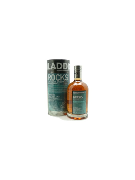 BRUICHLADDICH ROCKS THE RHINNS OF ISLAY A LAND APART, UN-PEATED ISLAY SINGLE MALT SCOTCH WHISKY
