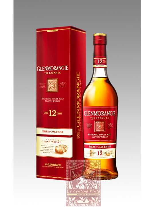WHISKY GLENMORANGIE HIGHLAND SINGLE MALT LASANTA SHERRY WOOD FINISH