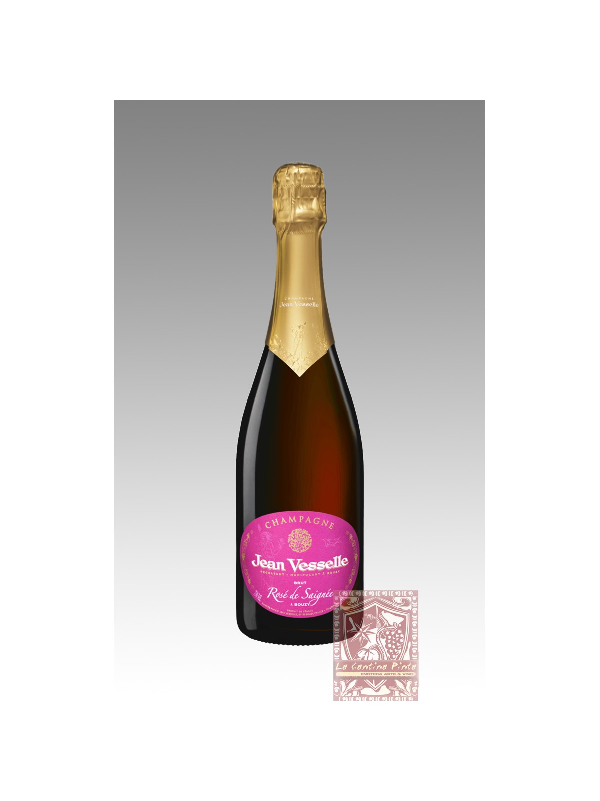 CHAMPAGNE JEAN VESSELLE ROSE' DE SAIGNEE BRUT