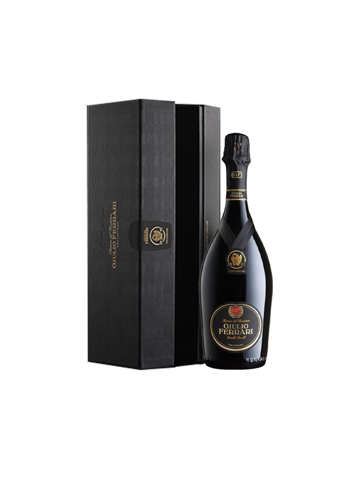 GIULIO FERRARI RISERVA DEL FONDATORE 2001 MAGNUM 1,5 LT. COLLEZIONE IN  CASSETTA DA 1 BOTTIGLIA IN ROVERE  - FERRARI