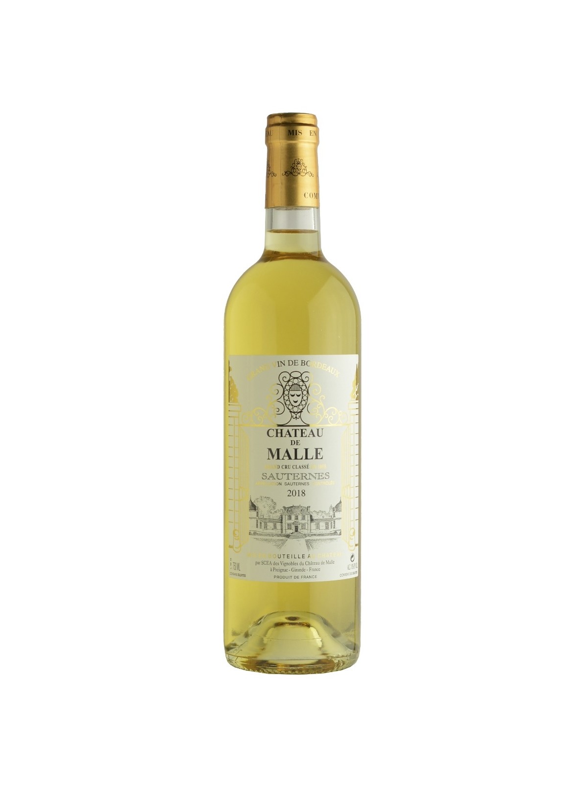 CHATEAU DE MALLE SAUTERNES 2018 - COMTESSE DE BOURNAZEL