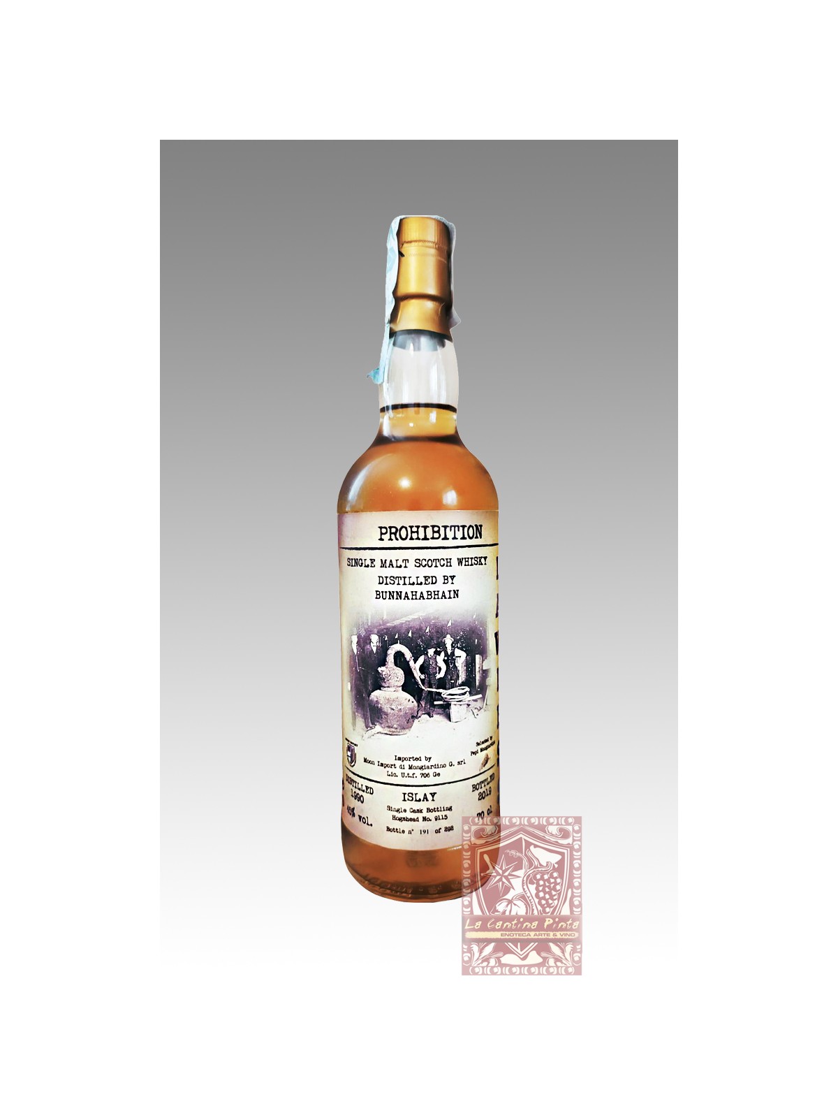 LAWLESS WHISKY BUNNAHABHAIN 1990  29 YO ISLAY SINGLE MALT MOON IMPORT