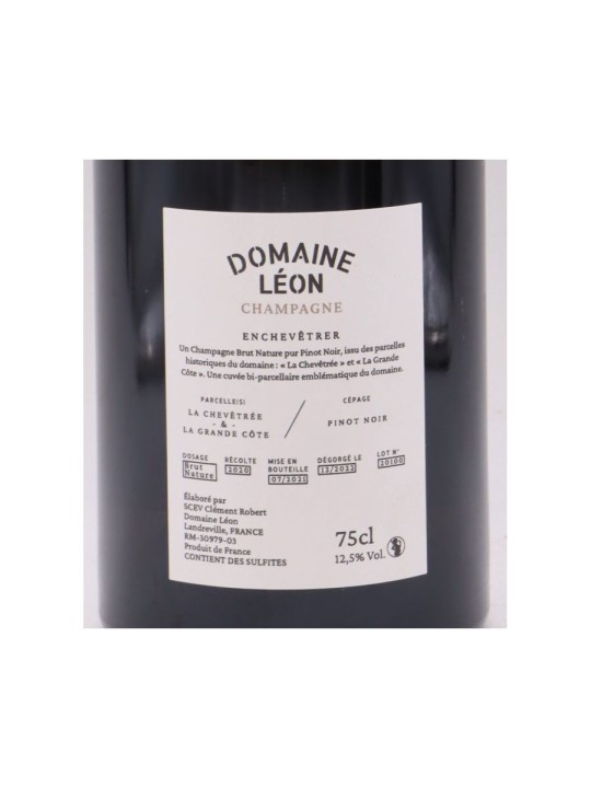 CHAMPAGNE LEON ENCHEVETRER BRUT NATURE 2020