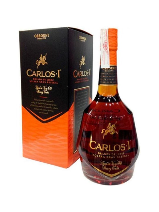 CARLOS I BRANDY DE JEREZ SOLERA GRAN RESERVA AGED IN VERY OLD SHERRY CASK - BODEGA OSBORNE