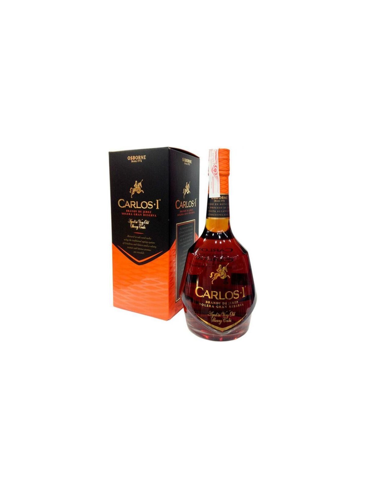 CARLOS I BRANDY DE JEREZ SOLERA GRAN RESERVA AGED IN VERY OLD SHERRY CASK - BODEGA OSBORNE