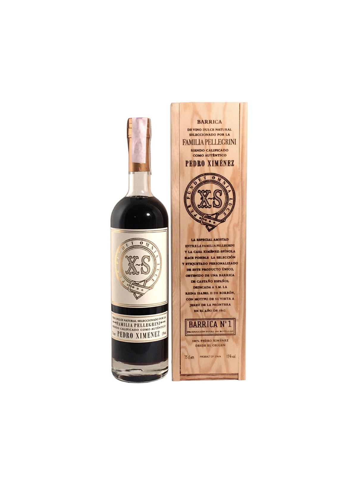 PEDRO XIMENEZ SPINOLA FAMILIA BARRICA N° 1 PELLEGRINI