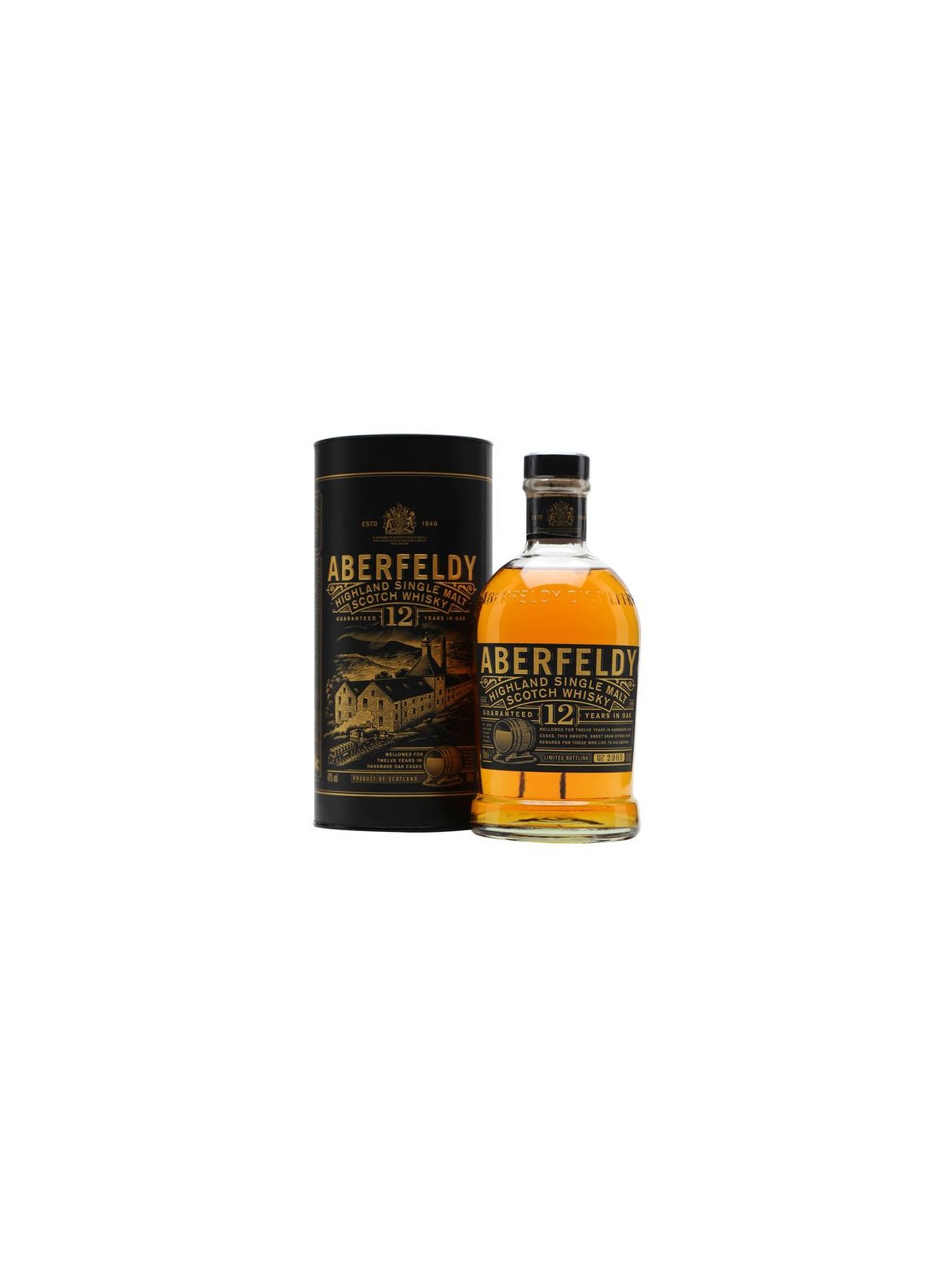 WHISKY ABERFELDY 12 Y.O. HIGHLAND SINGLE MALT