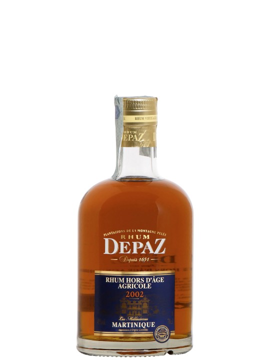 RUM DEPAZ 2002 HORS D'AGE 11 Y.O. RHUM DELLA MARTINICA
