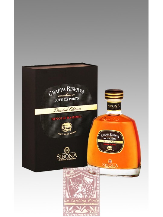 GRAPPA RISERVA INVECCHIATA IN BOTTI DA PORTO LIMITED EDITION SINGLE BARREL - DISTILLERIA SIBONA