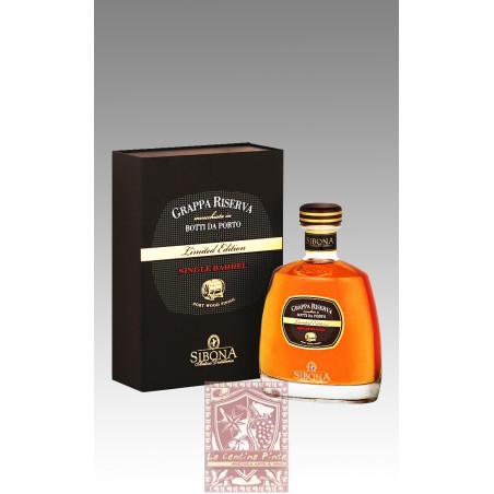 GRAPPA RISERVA INVECCHIATA IN BOTTI DA PORTO LIMITED EDITION SINGLE BARREL - DISTILLERIA SIBONA