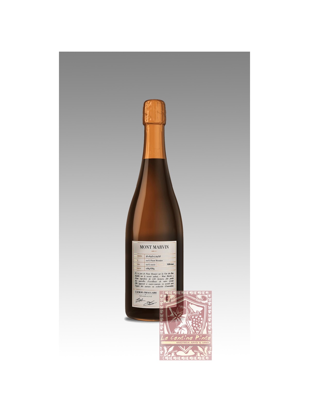 LACROIX-TRIAULAIRE & FILS CHAMPAGNE EXTRA BRUT MILLESIME' MONT MARVIN 2012