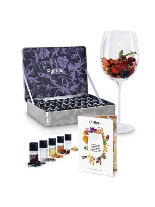 COMPLETE WINE ESSENCE SET PER SOMMELIER  - PULLTEX (40 ESSENZE AROMI E DIFETTI DEL VINO)