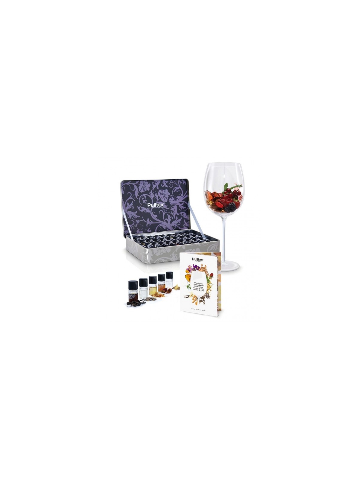 COMPLETE WINE ESSENCE SET PER SOMMELIER  - PULLTEX (40 ESSENZE AROMI E DIFETTI DEL VINO)