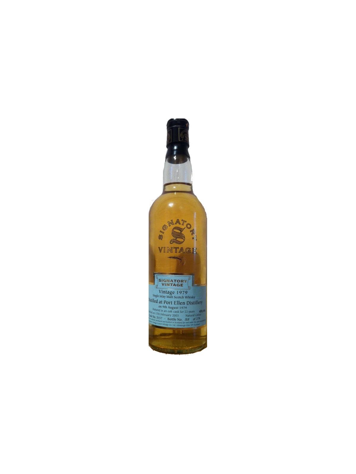 WHISKY PORT ELLEN VINTAGE 1979  23 - YO SIGNATORY VINTAGE