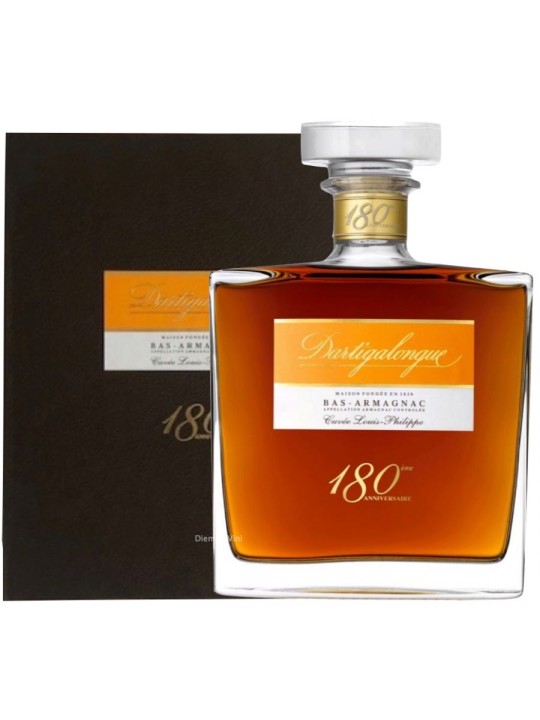 CARAFFA BAS ARMAGNAC CUVEE LOUIS PHILIPPE 180° ANNIVERSARIO - DARTIGALONGUE