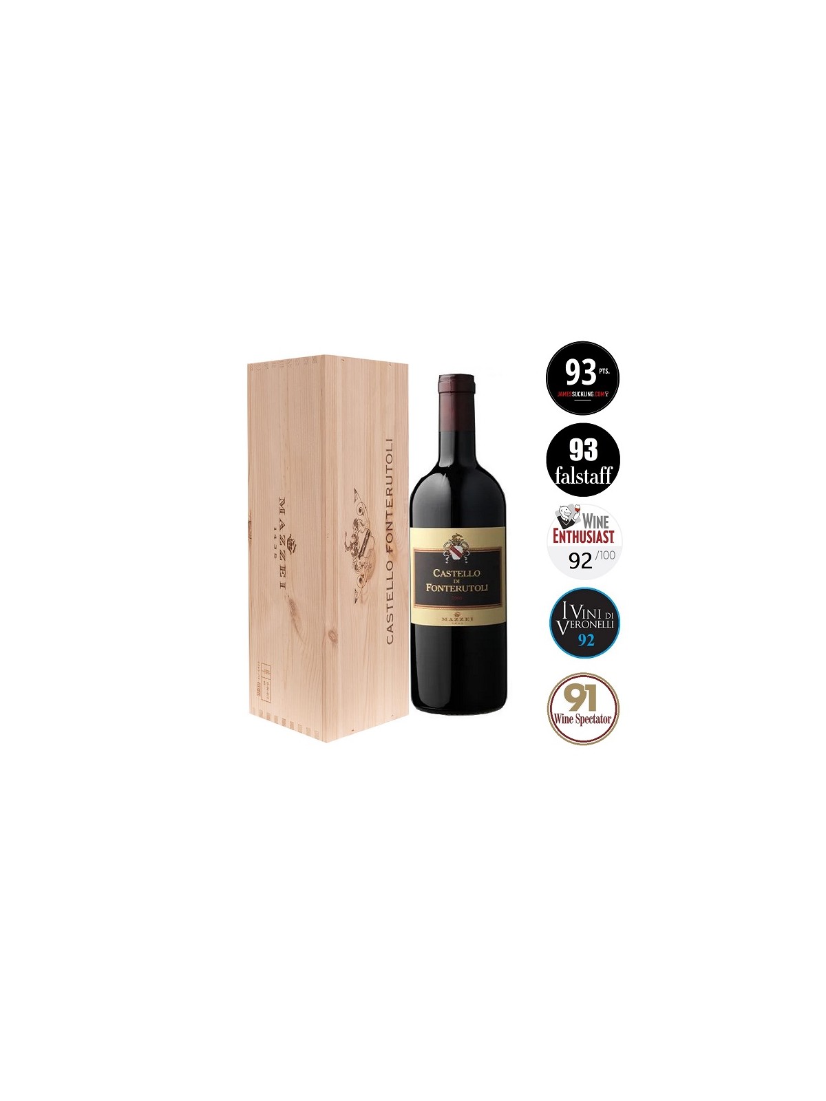 CHIANTI CLASSICO CASTELLO DI FONTERUTOLI 2007 MAGNUM 1,5 LT - MAZZEI