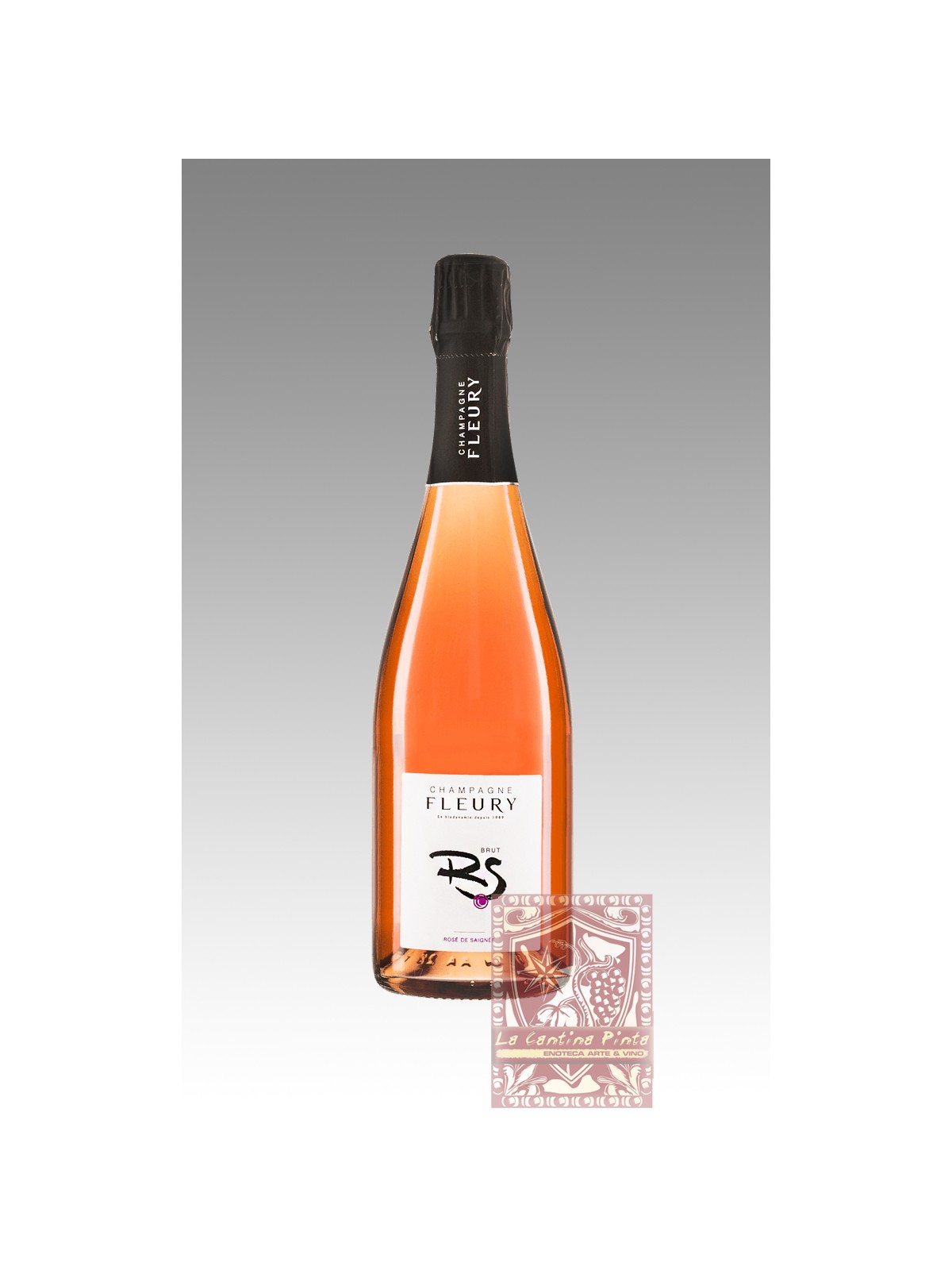 CHAMPAGNE FLEURY ROSE' DE SAIGNEE BRUT