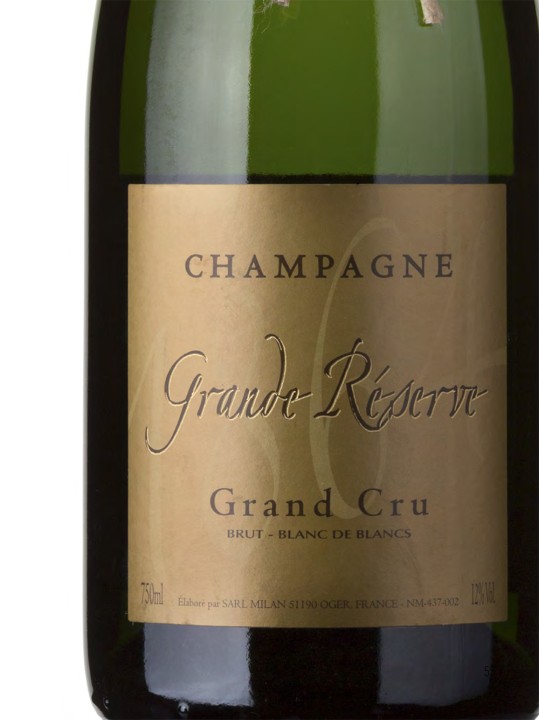 CHAMPAGNE JEAN MILAN  GRANDE RESERVE 1864  MILLESIMATO 2017 BLANC DE BLANCS BRUT GRAND CRU