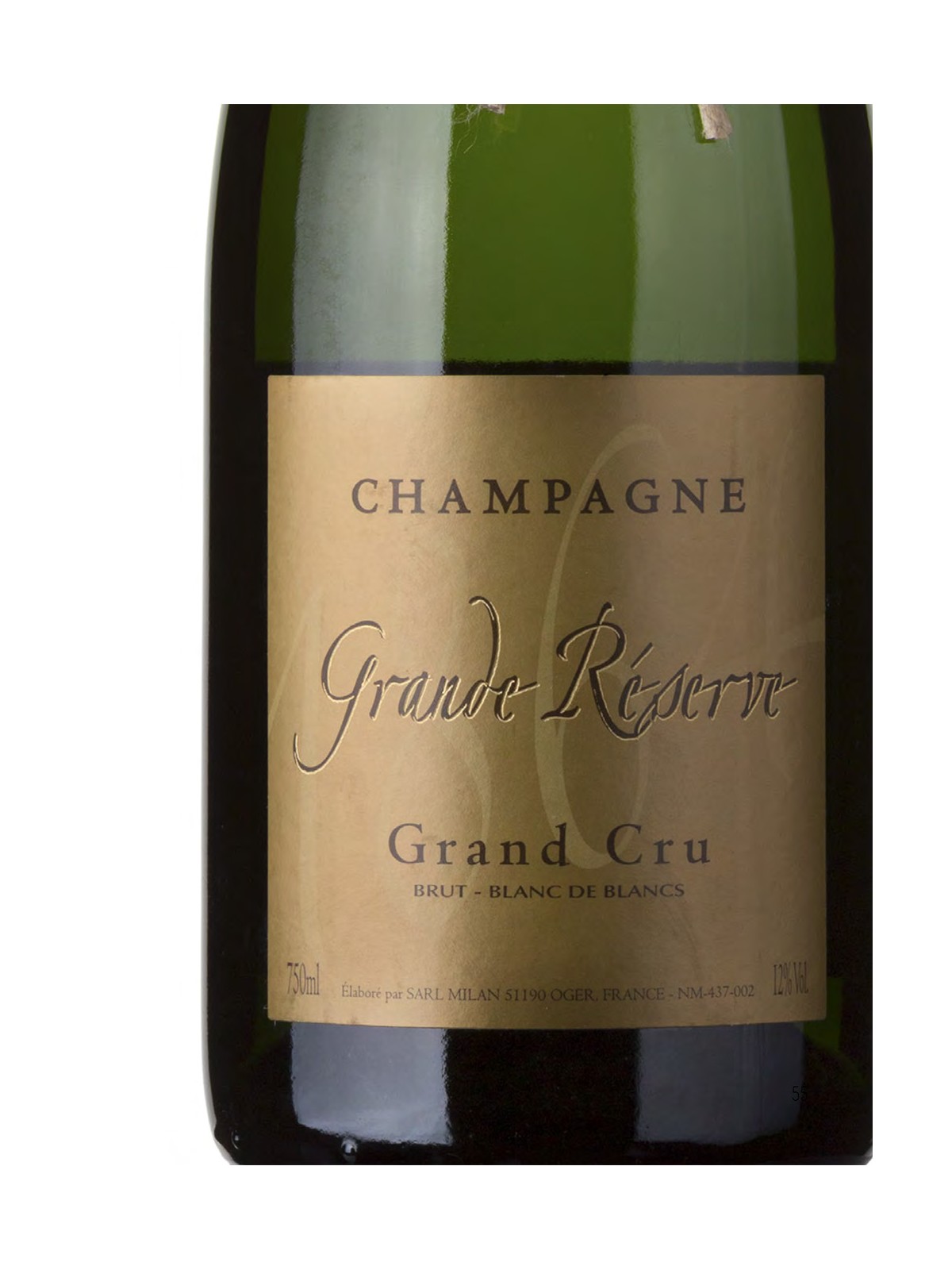 CHAMPAGNE JEAN MILAN  GRANDE RESERVE 1864  MILLESIMATO 2017 BLANC DE BLANCS BRUT GRAND CRU