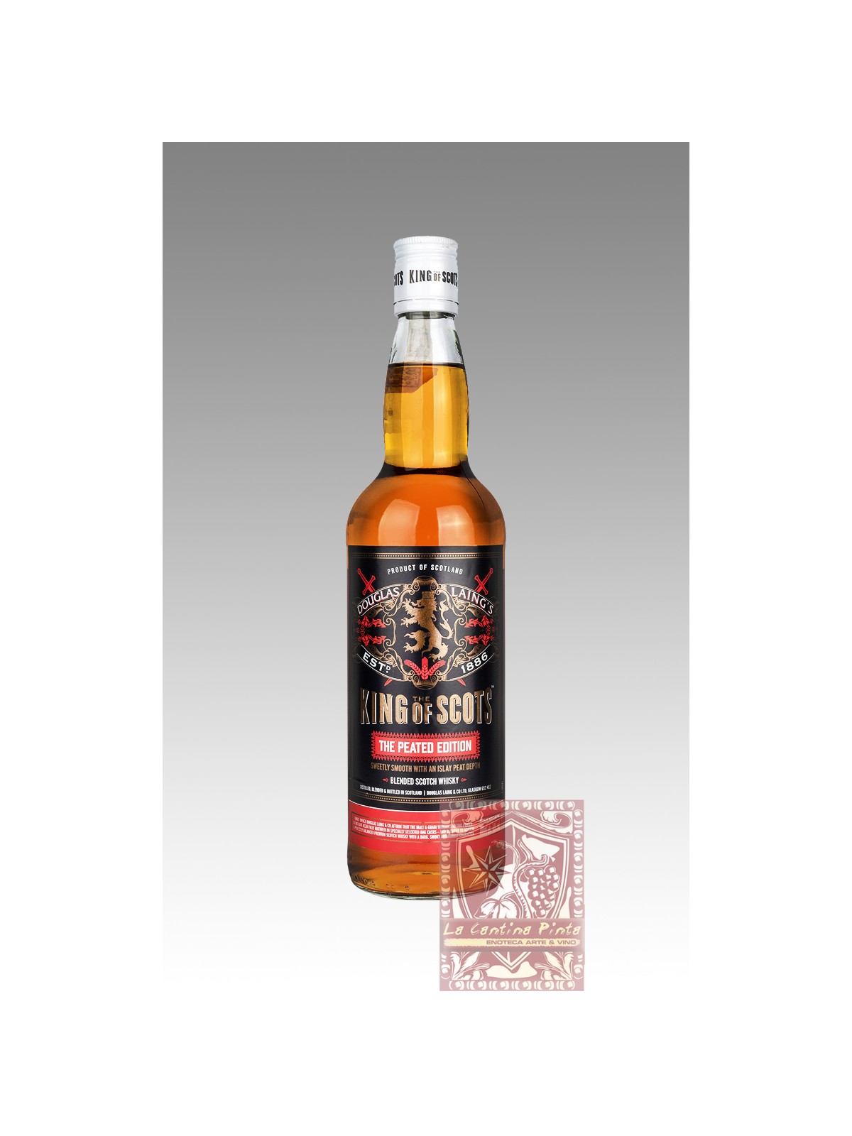 KING OF SCOTS PEATED BLENDED SCOTCH WHISKY -  DOUGLAS LAING & CO.