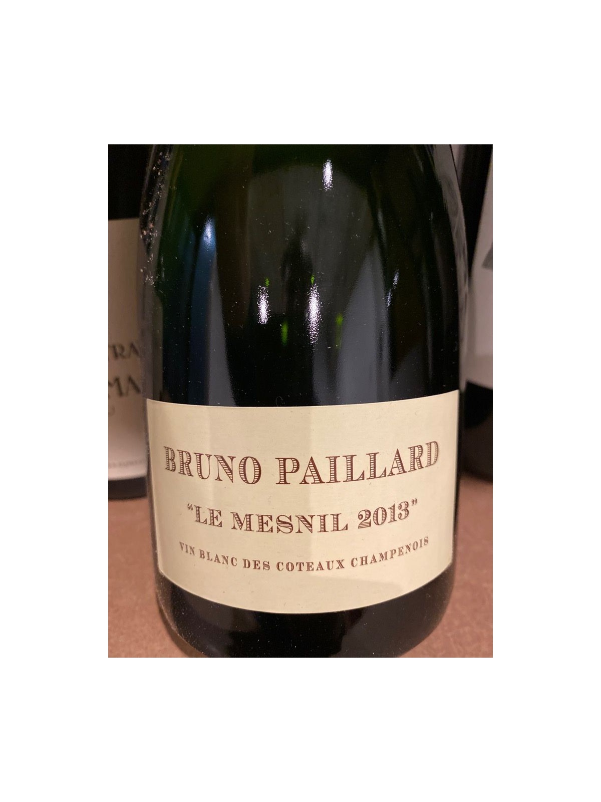 CHARDONNAY LE MESNIL 2013 COTEAUX CHAMPENOIS -  BRUNO PAILLARD