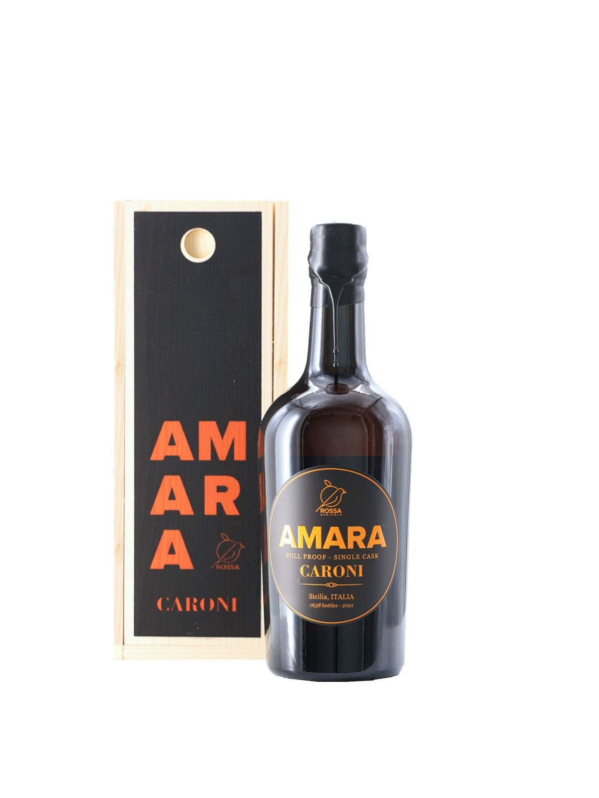 AMARO AMARA CARONI FINISH  FULL PROF SINGLE CASK IN CASSETTA LEGNO