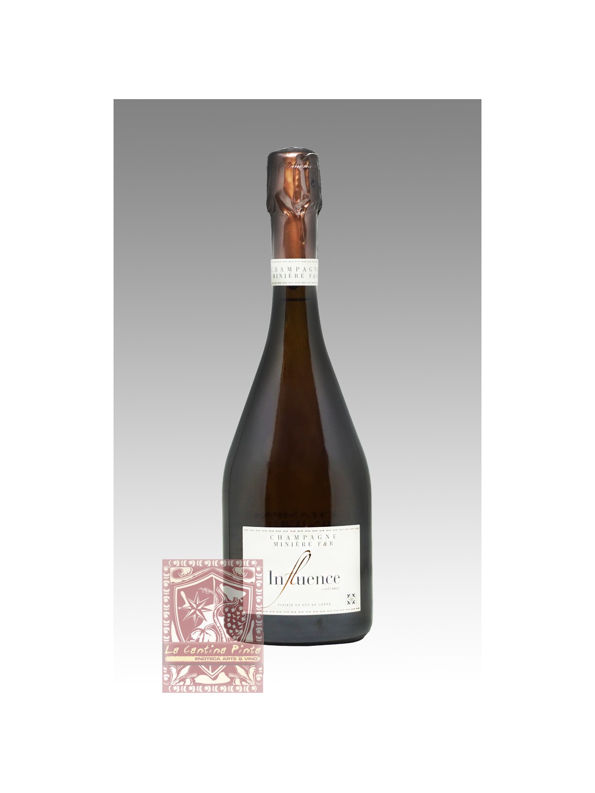 CHAMPAGNE INFLUENCE CUVEE BRUT - MINIERE F&R