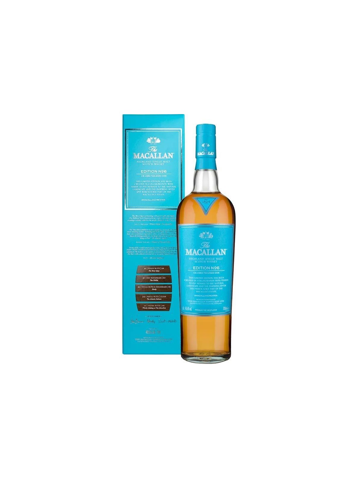 WHISKY MACALLAN HIGHLAND SINGLE MALT EDITION N.6