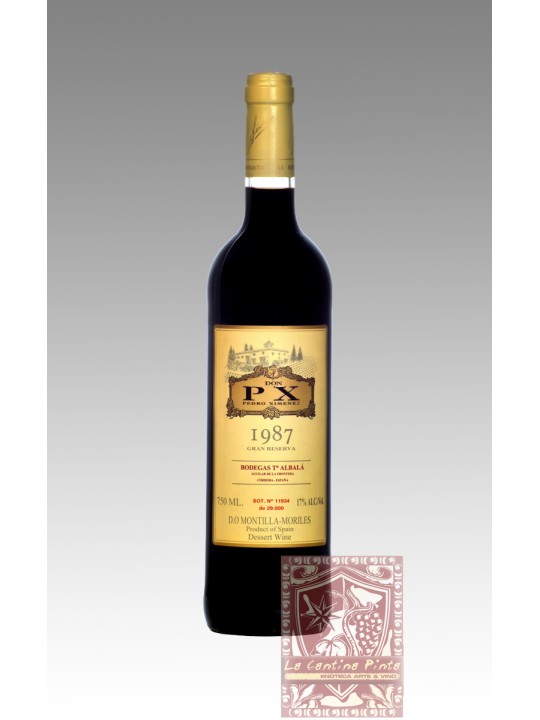PEDRO XIMENEZ 1994 GRAN RESERVA  D.O. MONTILLA-MORILES - BODEGAS ALBALA'