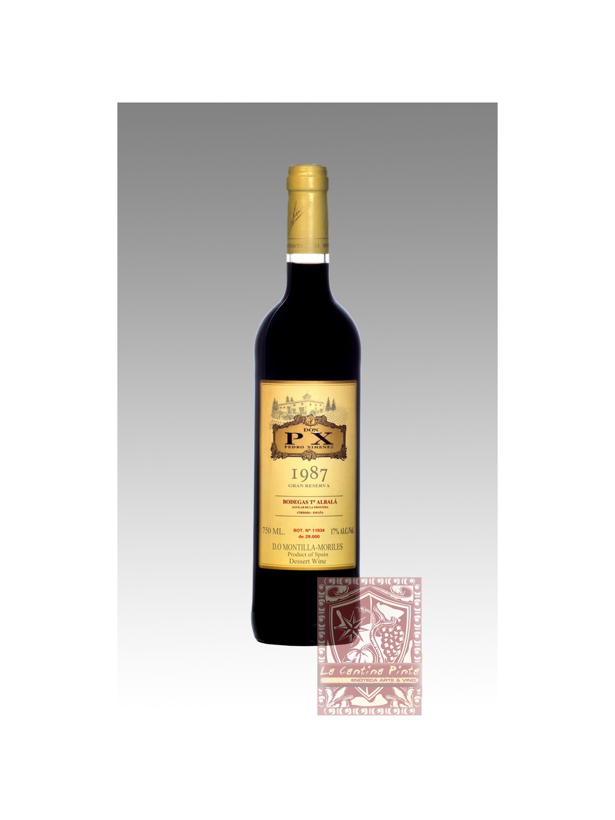 PEDRO XIMENEZ 1994 GRAN RESERVA  D.O. MONTILLA-MORILES - BODEGAS ALBALA'