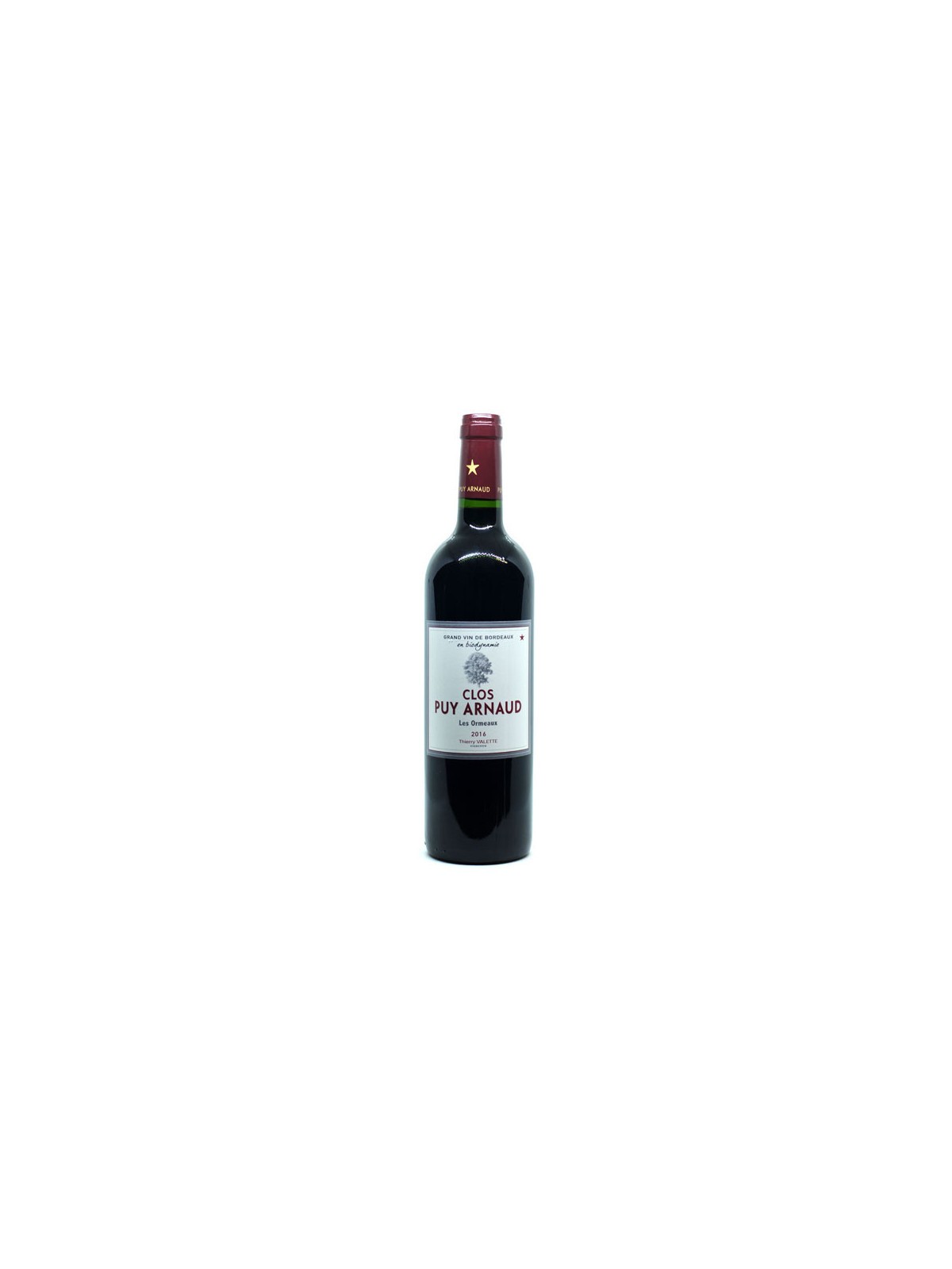 CLOS PUY ARNAUD LES ORMEAUX 2015 GRAN VIN DE BORDEAUX - THIERRY VALETTE VIGNERON (Biodinamico))