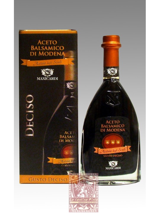 ACETO BALSAMICO DI MODENA ACETAIA DEGLI SCUDI GUSTO DECISO - MANICARDI