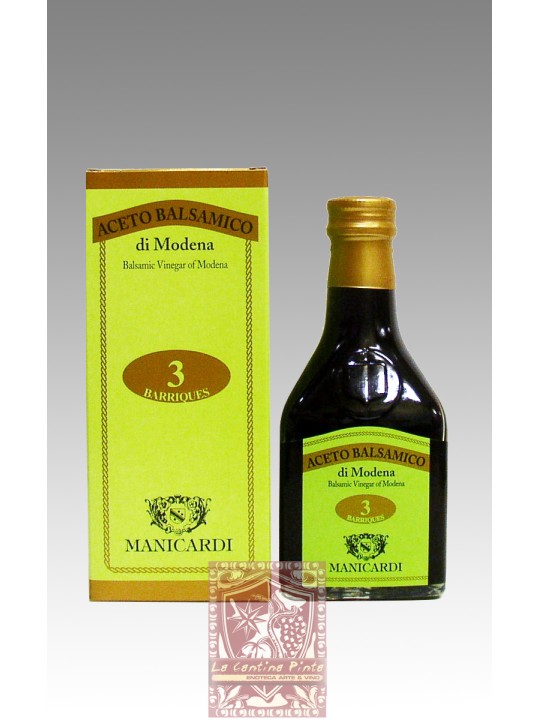 ACETO BALSAMICO DI MODENA N.3  lt.0,250 - MANICARDI