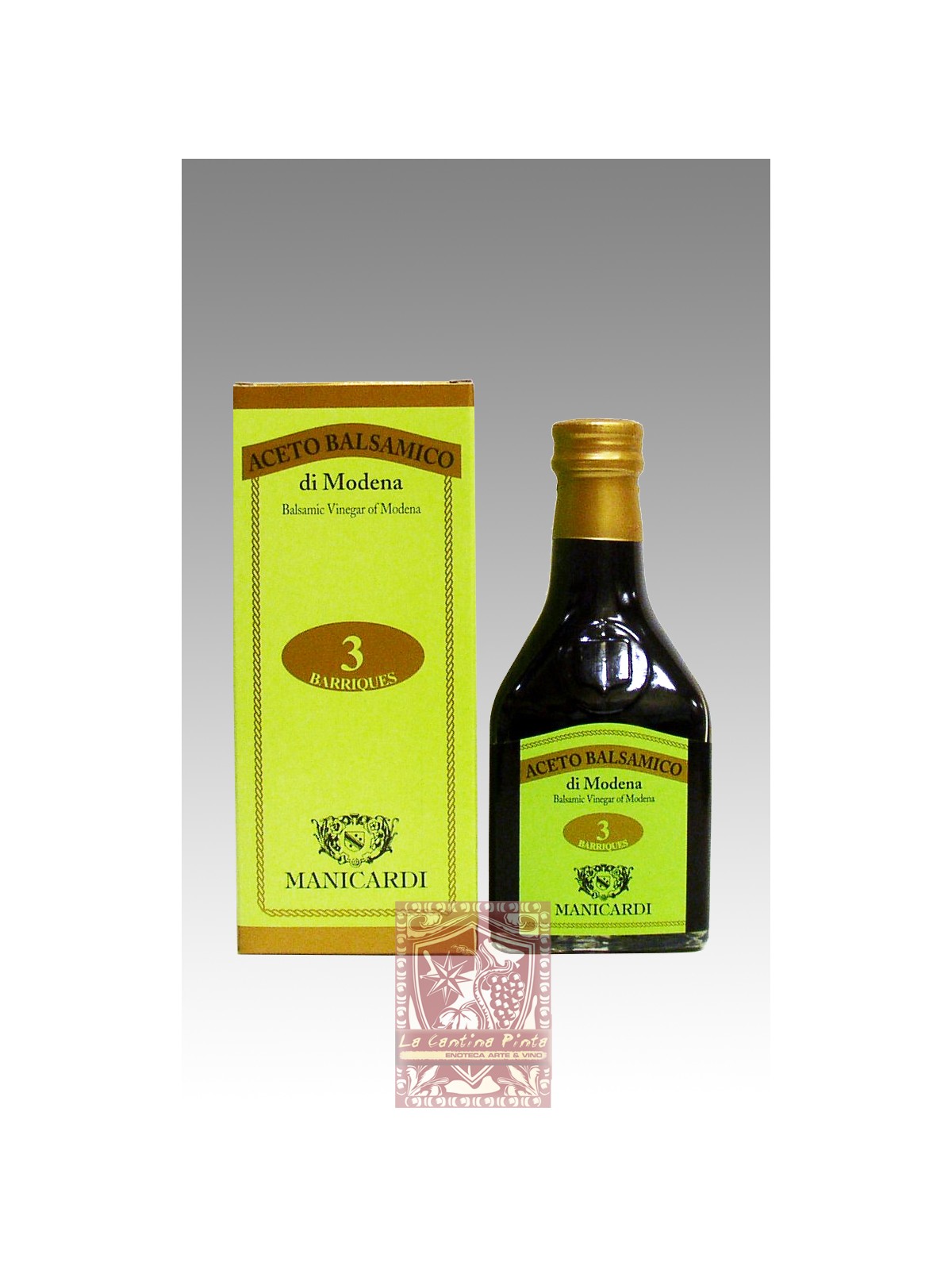 ACETO BALSAMICO DI MODENA N.3  lt.0,250 - MANICARDI