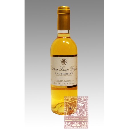 CHATEAU LANGE-REGLAT 2015 SAUTERNES 0,375