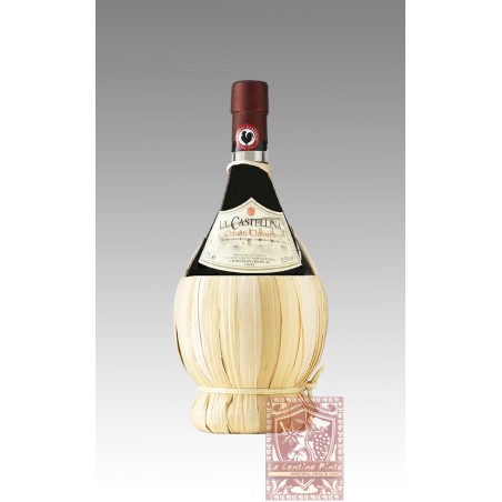CHIANTI CLASSICO DOCG 2019 SQUARCIALUPI  LA CASTELLINA  FIASCO DA 0,5 LITRI