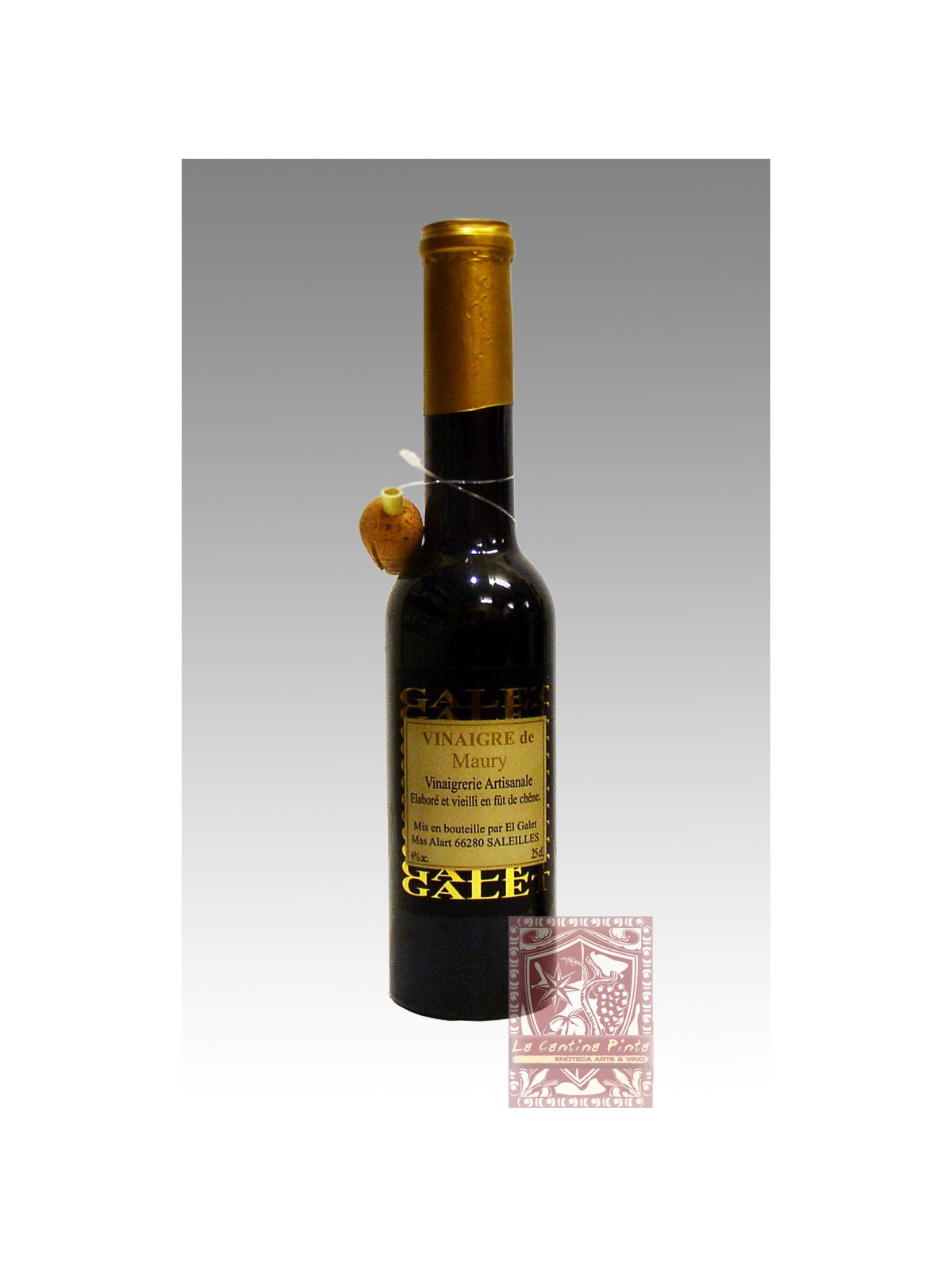 VINAIGRE DE MUSCAT SEC 0,25 lt ACETO DI MOSCATO SECCO - EL GALET