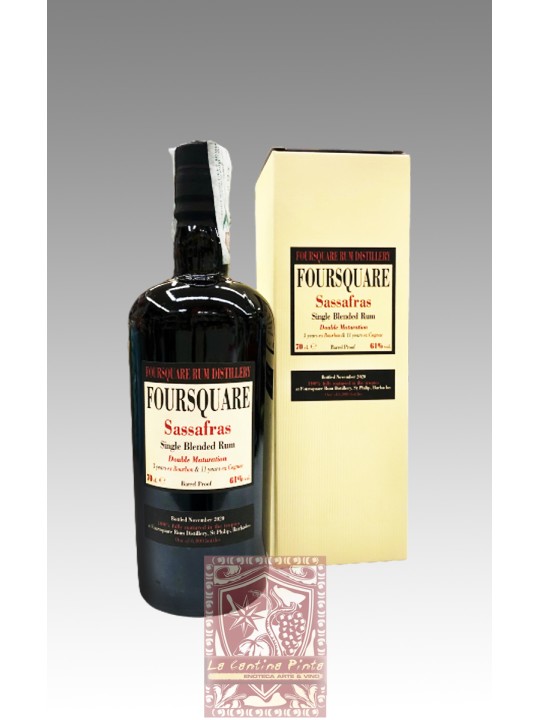 RUM SASSAFRAS FOURSQUARE  BARBADOS