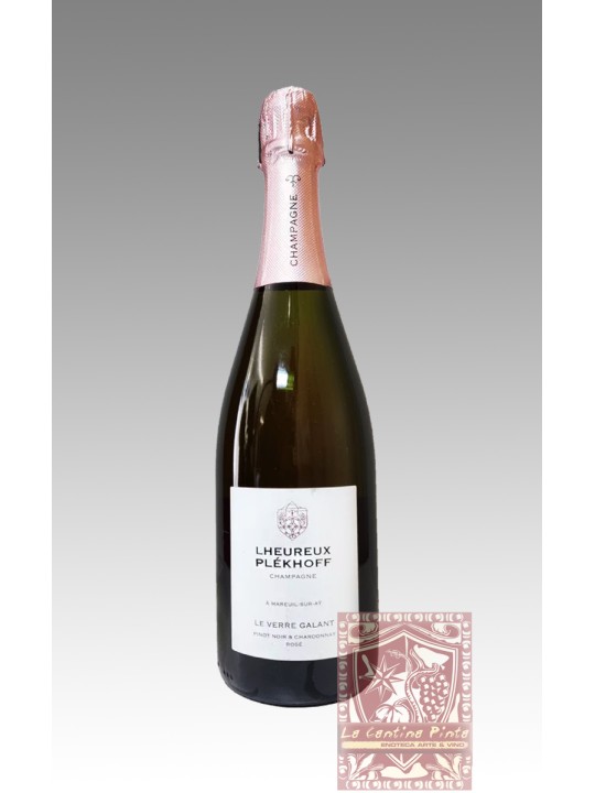 CHAMPAGNE ROSE' LE VERRE GALANT - LHEUREUX PLEKHOFF