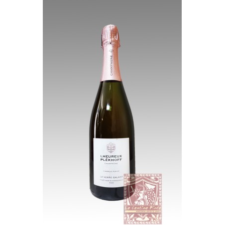 CHAMPAGNE ROSE' LE VERRE GALANT - LHEUREUX PLEKHOFF