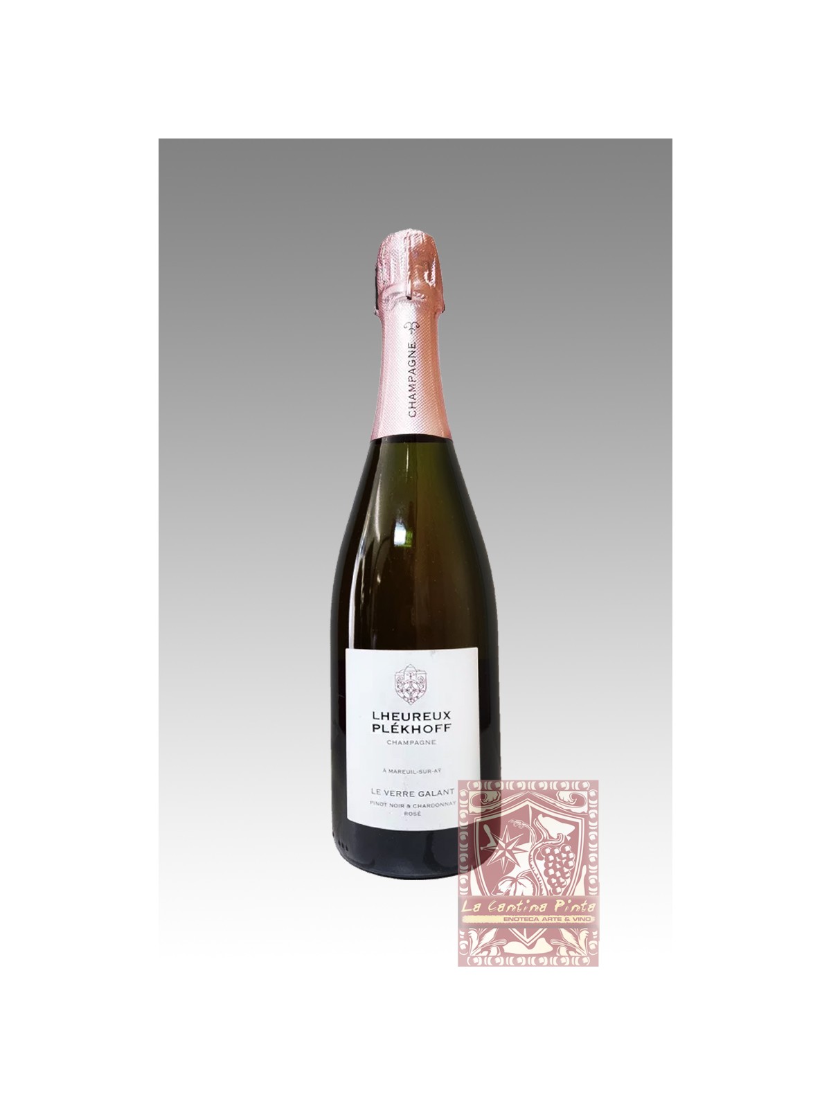 CHAMPAGNE ROSE' LE VERRE GALANT - LHEUREUX PLEKHOFF