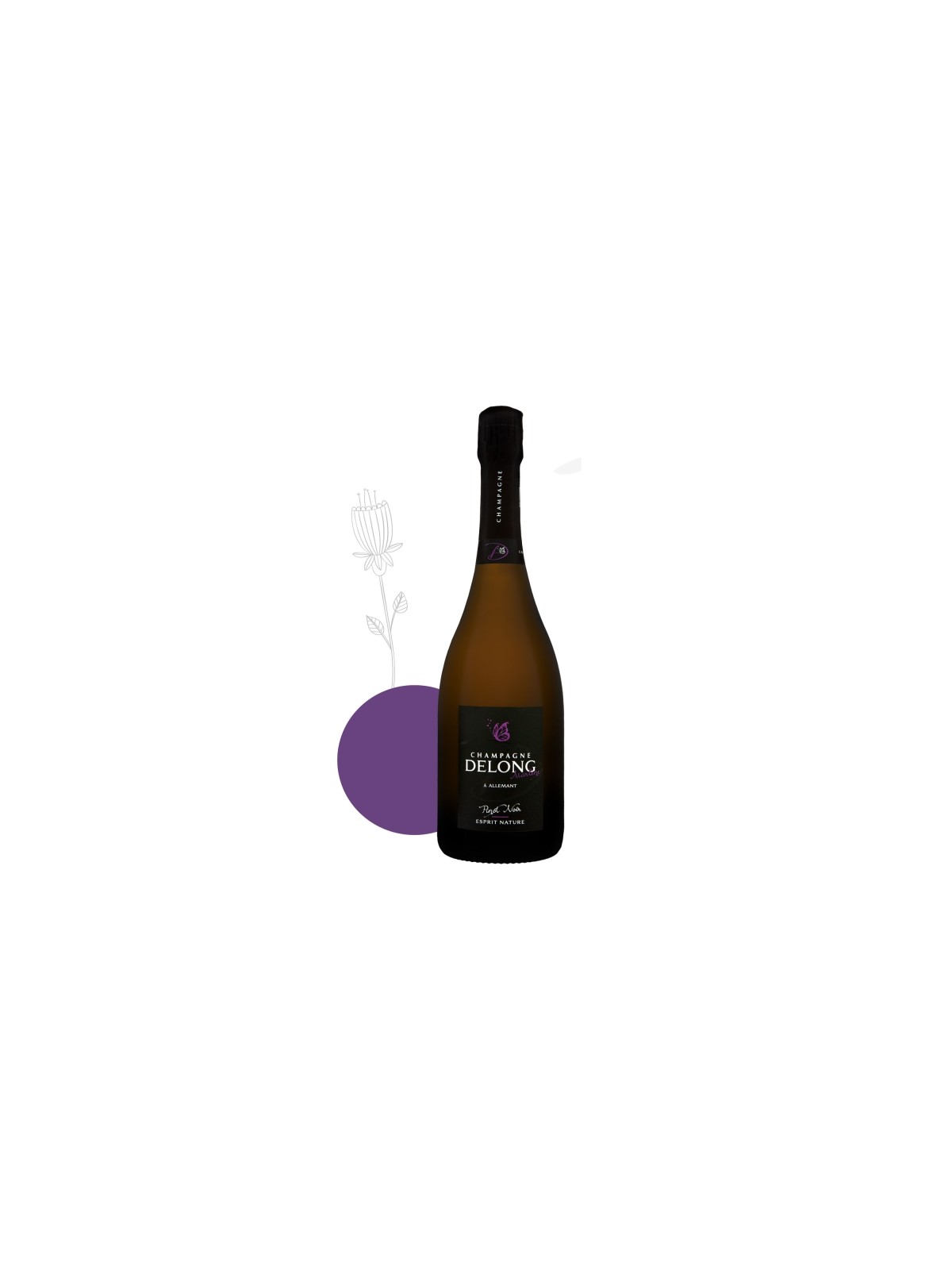 CHAMPAGNE DELONG ESPRIT NATURE PINOT MEUNIER 2017