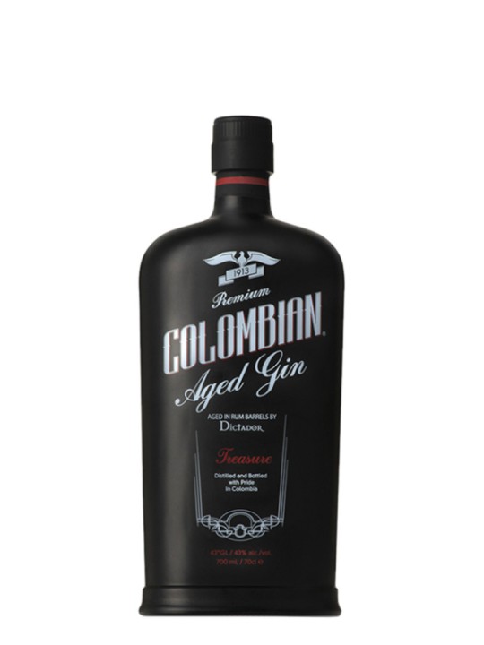 PREMIUM COLOMBIAN AGED GIN TREASURE - DICTADOR