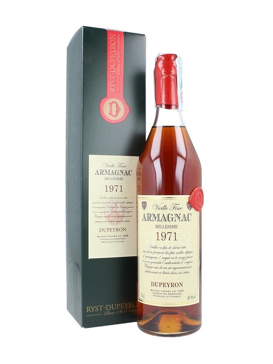 ARMAGNAC MILLESIME 1971 DUPEYRON