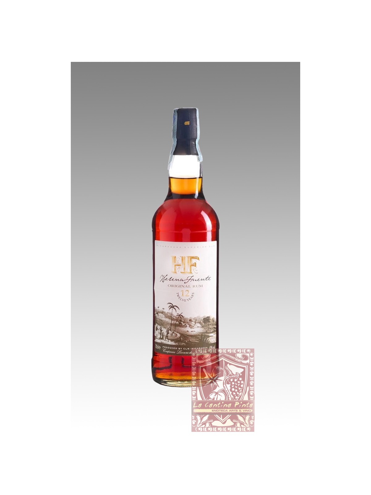 RHUM HF HELENA FUENTE 12 Y.O. RUM DEL NICARAGUA